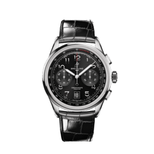 Breitling Premier B01 Chronograph 42 en acier inoxydable noir AB0145221B1P1
