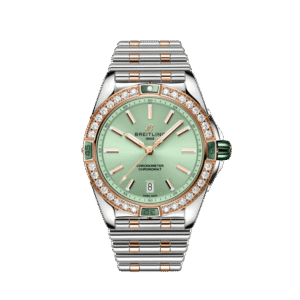 Breitling Super Chronomat Automatique 38 acier inoxydable&# 038; 18K Red Gold Green U17356531L1U1