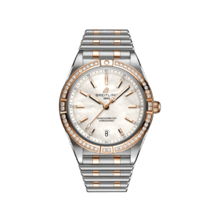 Breitling Chronomat automatique 36 acier inoxydable&# 038; 18K Red Gold (GEM-Set) Mère de Péroton
