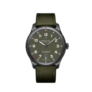 Breitling Aviator 8 Automatique 41 Black Steel Curtiss Warhawk DLC en acier inoxydable en acier inoxydable M173152A1L1X1