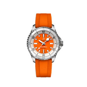 Breitling Superocean Automatique 36 en acier inoxydable Orange A17377211O1S1