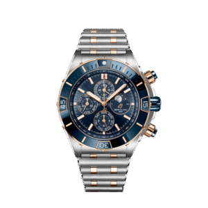 Breitling Super Chronomat 44 Calendrier quatre ans en acier inoxydable&# 038; 18K Red Gold Blue U19320161C1U1