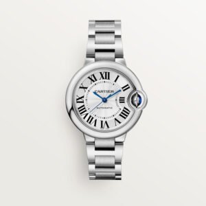 Ballon Bleu de Cartier Replique Montre 33 mm Mouvement m??canique avec acier sinueux automatique