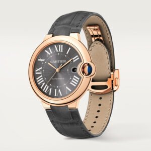 Ballon Bleu de Cartier Replique Montre 40 mm Mouvement automatique 18K Rose Gold Cuir