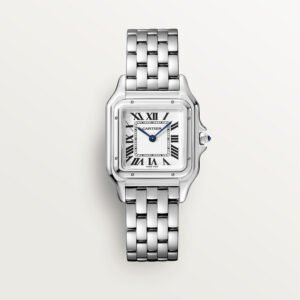 Panthère de Cartier Replique Montre Mode Medium Model Quartz Movement Movement Steel
