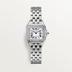 Panthère de Cartier Replique Montre Small Mode Mouvement Mouvement en acier Diamants en acier