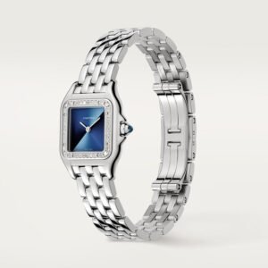 Panthère de Cartier Replique Montre Small Mode Mouvement Mouvement en acier Diamants en acier