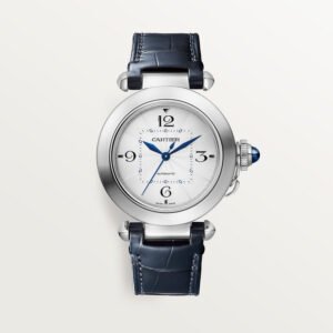 Pacha de Cartier Replique Montre 35 mm Mouvement automatique en acier 2 sangles en cuir interchangeables