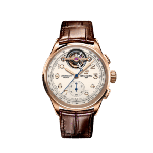 Breitling Premier B21 Chronograph Tourbillon 42 Léon Breitling 18K Red Gold Cream RB2120211G1P1
